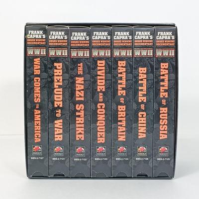 LOT 41: Tom Clark 'The Aviator' 1984 Signed Figurine with NIB Academy P-40E Model Kit & Frank Capra's WWII Documentary...