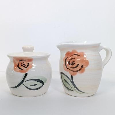 LOT 48: New/Old Stock Oneida Steakknives Set of (6), Pfaltzgraff Tango Sugar & Creamer Set & More