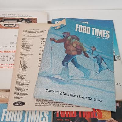 LOT 49: Vintage Travel Ephemera - Ford Times Magazines, TravelVision Maps & More