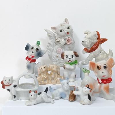 LOT 51: Vintage Japan Porcelain Animal Figurines
