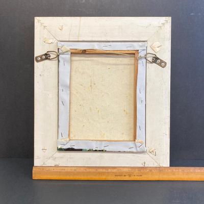 LOT 52: Framed Floral Oil Painting