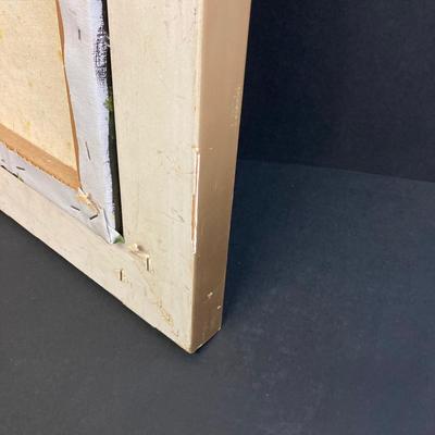 LOT 52: Framed Floral Oil Painting