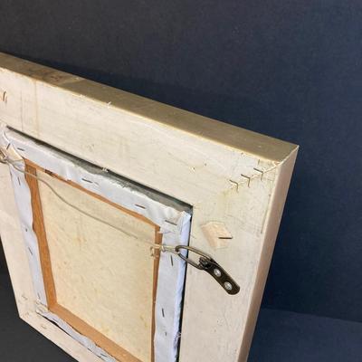 LOT 52: Framed Floral Oil Painting