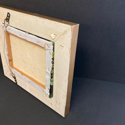 LOT 52: Framed Floral Oil Painting