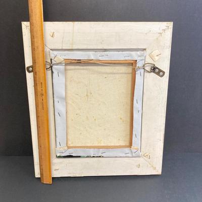 LOT 52: Framed Floral Oil Painting