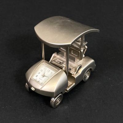 LOT 55: Vintage Collection - NJ License Plates, Limoges Dish, Jameson Flask, Golf Cart Desk Clock, Harley Owners Token and More