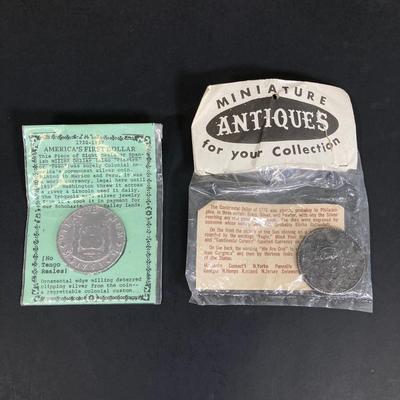 LOT 56: Vintage Coin Memorabilia - McGill High Speed Changer (JL Galef), 200th Anniversary US Capital UN Clad Half Dollar, US Mint...