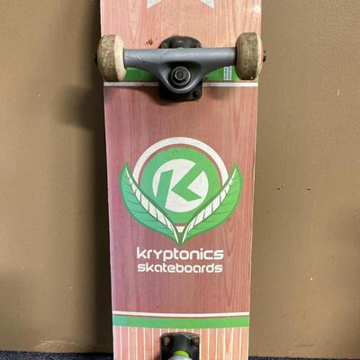 LOT 59: Pair of Vintage Skateboards - Kryptonics (Bravo Sports) and Wooden Dirty Ramen
