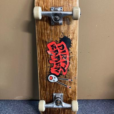 LOT 59: Pair of Vintage Skateboards - Kryptonics (Bravo Sports) and Wooden Dirty Ramen