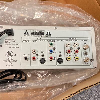 LOT 60: Magavox DVD Recorder / VCR in Original Box (NOS) with Remote