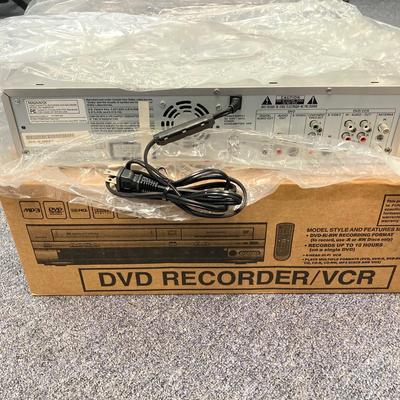 LOT 60: Magavox DVD Recorder / VCR in Original Box (NOS) with Remote
