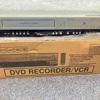 LOT 60: Magavox DVD Recorder / VCR in Original Box (NOS) with Remote