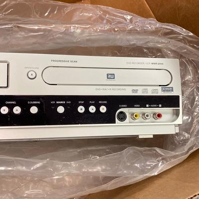 LOT 60: Magavox DVD Recorder / VCR in Original Box (NOS) with Remote