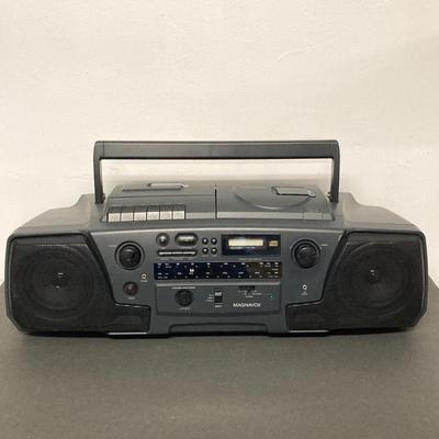 LOT 61: Pair of Portable Radio / Stereo / CD Players - Magnavox Boom Box and RCA CD / Cassette