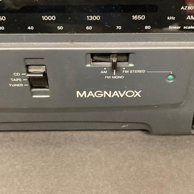 LOT 61: Pair of Portable Radio / Stereo / CD Players - Magnavox Boom Box and RCA CD / Cassette