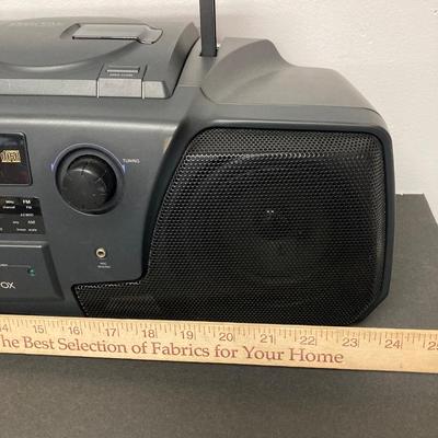 LOT 61: Pair of Portable Radio / Stereo / CD Players - Magnavox Boom Box and RCA CD / Cassette