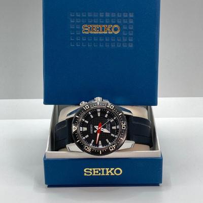 LOT 64: Seiko Kinetic Sportura Air Diver's 200m Watch with Box