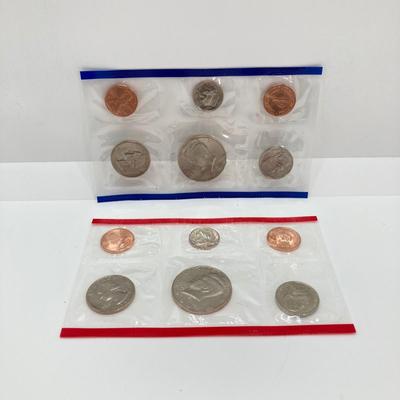 LOT 73: Five United States Mint Uncirculated Coin Sets in Original Envelopes - 1993, 1994, 1995, 1996 and 1998
