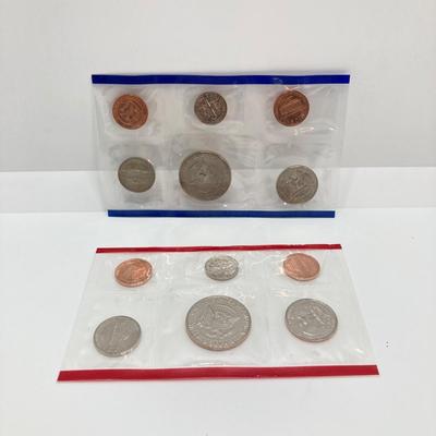 LOT 73: Five United States Mint Uncirculated Coin Sets in Original Envelopes - 1993, 1994, 1995, 1996 and 1998