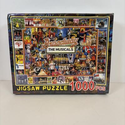 LOT 83: Unopened Rosie O'Donnell Barbie, Glee CD Board Game & Broadway Musical Puzzle