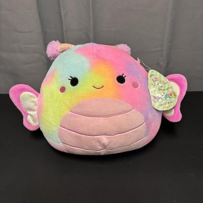 LOT 84: Plush Toy Collection: Vintage Hungarian Cloth Doll, Ty Philadelphia Phillies Pillow, Smurf, Squish Mallow & One Direction...