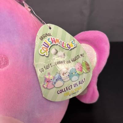 LOT 84: Plush Toy Collection: Vintage Hungarian Cloth Doll, Ty Philadelphia Phillies Pillow, Smurf, Squish Mallow & One Direction...