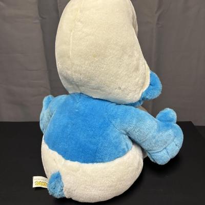 LOT 84: Plush Toy Collection: Vintage Hungarian Cloth Doll, Ty Philadelphia Phillies Pillow, Smurf, Squish Mallow & One Direction...