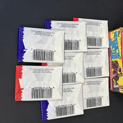 LOT 89: Topps New Kids on the Block Unopened Super Gloss Photocards-Stickers