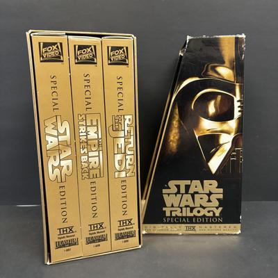 LOT 97: Star War Action Figures along with Star Wars Trilogy