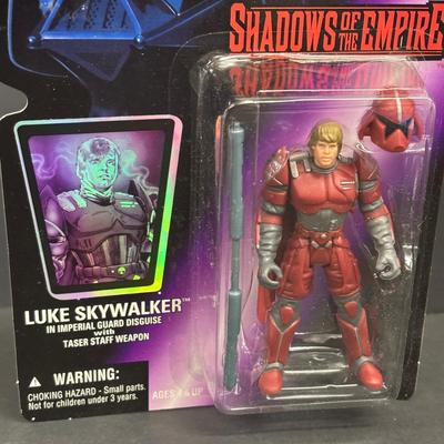 LOT 97: Star War Action Figures along with Star Wars Trilogy