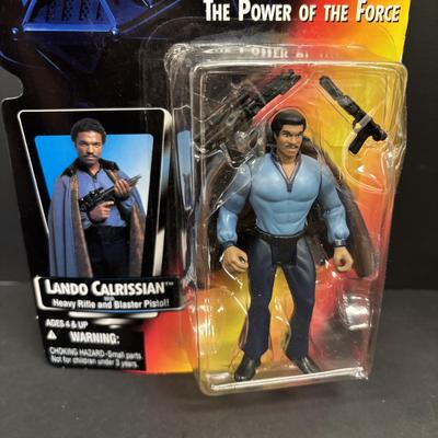 LOT 97: Star War Action Figures along with Star Wars Trilogy