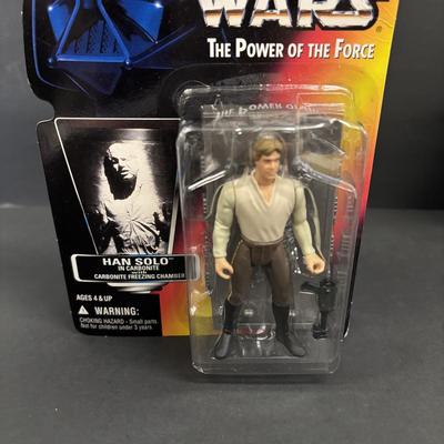 LOT 97: Star War Action Figures along with Star Wars Trilogy