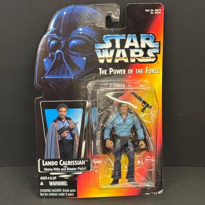 LOT 97: Star War Action Figures along with Star Wars Trilogy