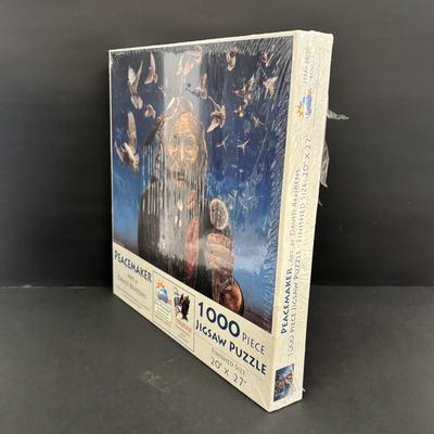 LOT 99: Native America Tarot Deck along with 2 Unopened Puzzles