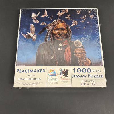 LOT 99: Native America Tarot Deck along with 2 Unopened Puzzles