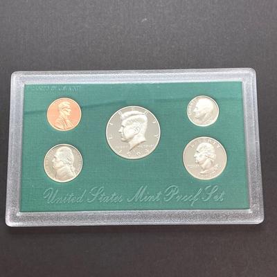 LOT 107: Five United States Mint Proof Coin Sets - 1994, 1995, 1996, 1997 and 1998