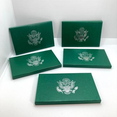 LOT 107: Five United States Mint Proof Coin Sets - 1994, 1995, 1996, 1997 and 1998