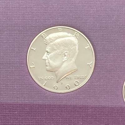 LOT 108: Four United States Mint Proof Coin Sets - 1987, (2) 1988 and 1990