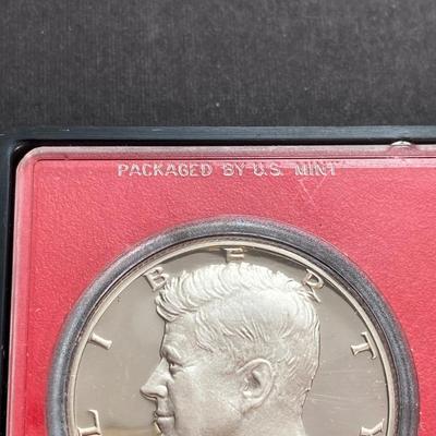 LOT 111: 1978-S United States Proof Set with Eisenhower Dollar Coin in Black Plastic Holder