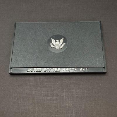 LOT 111: 1978-S United States Proof Set with Eisenhower Dollar Coin in Black Plastic Holder