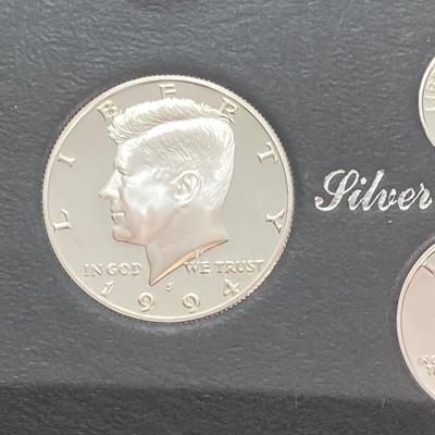 LOT 112: Two United States Mint Silver Proof Coin Sets - 1993 and 1994