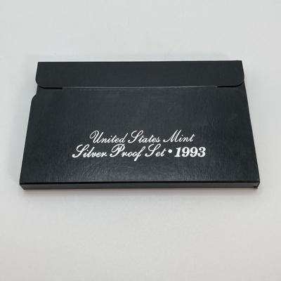LOT 112: Two United States Mint Silver Proof Coin Sets - 1993 and 1994