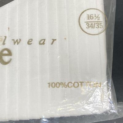 LOT 114: Collection of (16) Men's and Ladies' White Button Down Dress / Formal Shirts - (Martino Collection by Henry Segal and...