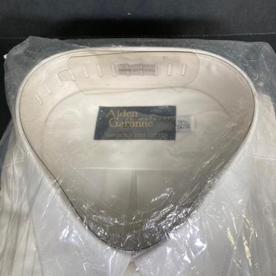 LOT 114: Collection of (16) Men's and Ladies' White Button Down Dress / Formal Shirts - (Martino Collection by Henry Segal and...