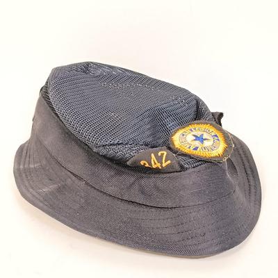 LOT 117: Soviet Russia Military Cap, Tambour Roll Top Cigarette Box, Brass Near Middle East Map Cup & More