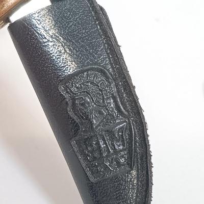 LOT 117: Soviet Russia Military Cap, Tambour Roll Top Cigarette Box, Brass Near Middle East Map Cup & More