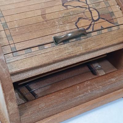 LOT 117: Soviet Russia Military Cap, Tambour Roll Top Cigarette Box, Brass Near Middle East Map Cup & More