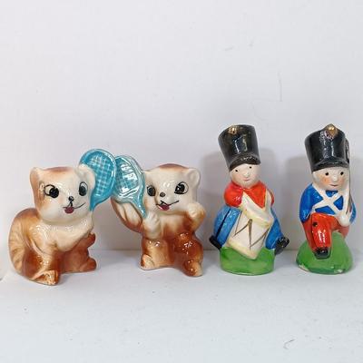 LOT 119: MCM Fun Shaped Japan Porcelain Salt and Pepper Shakers Set of (12)