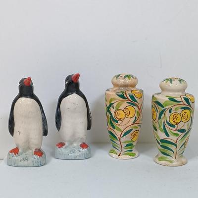 LOT 119: MCM Fun Shaped Japan Porcelain Salt and Pepper Shakers Set of (12)