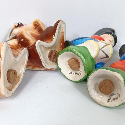 LOT 119: MCM Fun Shaped Japan Porcelain Salt and Pepper Shakers Set of (12)